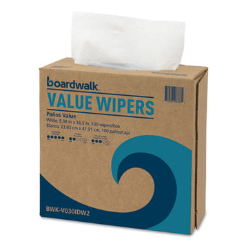 Boardwalk® Drc Wipers, White, 9 1-3 X 16 1-2, 9 Dispensers Of 100, 900-carton freeshipping - TVN Wholesale